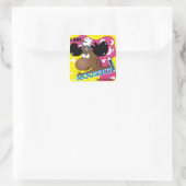 StyleStickers™ 'Ik heb gemousseerd!' Vierkante Sticker (Tas)