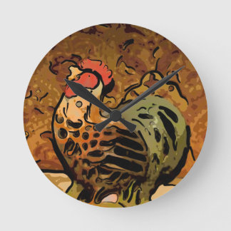 Stylin Chicken Ronde Klok