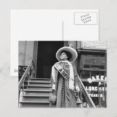 Stylin' Suffragette, 1908 Briefkaart (Voorkant / Achterkant)