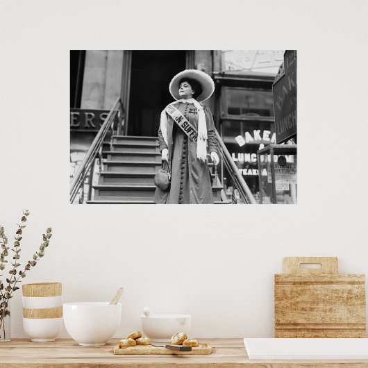 Stylin' Suffragette: 1908 Poster (Keuken)