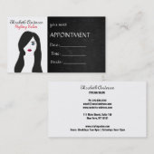 Styling Hair Salon Afsprakenkaartje (Voorkant / Achterkant)