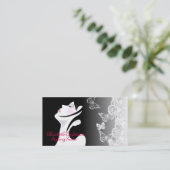 Styling Hair Salon Diva Beautician Visitekaartje (Staand voorkant)