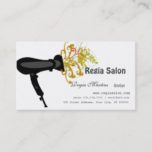 Styling Salon Hair Dryer Beauticians Afsprakenkaartje