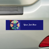 STYLISCH STROOMSTROOM/ RODE PINKGROENBLAUWVLOEISTO BUMPERSTICKER (Op auto)