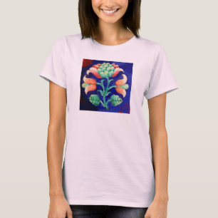 STYLISCH STROOMSTROOM/ RODE PINKGROENBLAUWVLOEISTO T-SHIRT