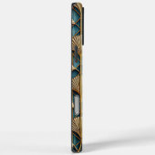 Stylised 3D Art Deco Fan Design Case-Mate iPhone Case (Achterkant / Rechts)