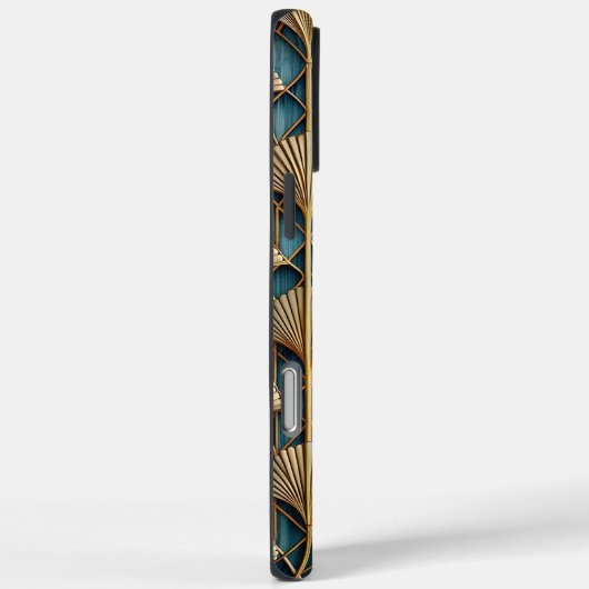 Stylised 3D Art Deco Fan Design Case-Mate iPhone Case (Achterkant / Rechts)