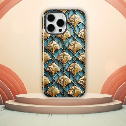 Stylised 3D Art Deco Fan Design Case-Mate iPhone Case