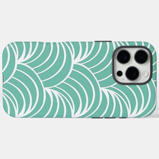 Stylised Art Deco Fan Design Case-Mate iPhone Case (Achterkant (horizontaal))