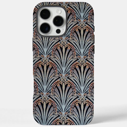 Stylised Art Deco Fan Design Case-Mate iPhone Case (Achterkant)
