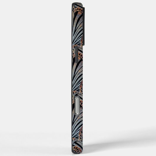 Stylised Art Deco Fan Design Case-Mate iPhone Case (Achterkant / Rechts)