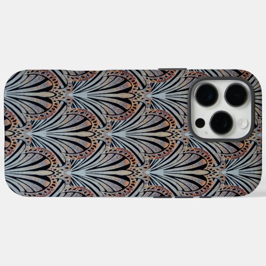 Stylised Art Deco Fan Design Case-Mate iPhone Case (Achterkant (horizontaal))