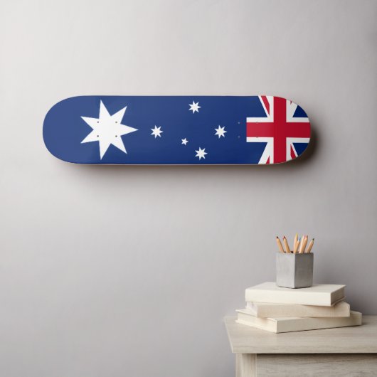 Stylised Australian Flag Persoonlijk Skateboard (Muurkunst (Horizontaal))