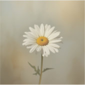 stylised blooming daisy paintings sticker (Voorkant)