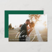 Stylised Calligraphy lettering wedding  Bedankkaart (Voorkant / Achterkant)