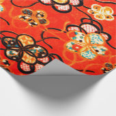 STYLISEERDE STROMEN, ZWARTE WITTE RIBBEN, GERELD CADEAUPAPIER (Hoek)