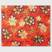 STYLISEERDE STROMEN, ZWARTE WITTE RIBBEN, GERELD CADEAUPAPIER (Vlak)