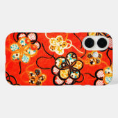 STYLISEERDE STROMEN, ZWARTE WITTE RIBBEN, GERELD Case-Mate iPhone CASE (Achterkant (horizontaal))