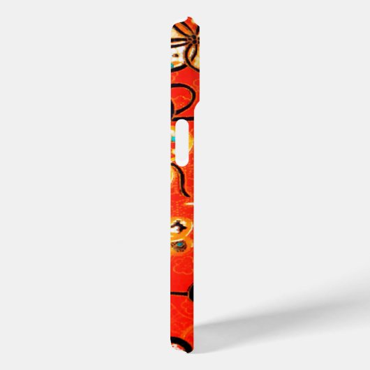 STYLISEERDE STROMEN, ZWARTE WITTE RIBBEN, GERELD Case-Mate iPhone CASE (Achterkant / Rechts)