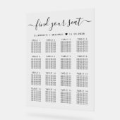 Stylish 16 Table Wedding Seating Acryl Bord (Hoek)