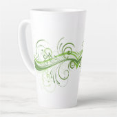 Stylish 17 oz Latte Mug with Bold Graphic Art Mok (Linkerhoek)