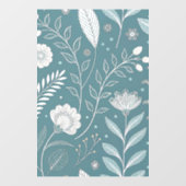 Stylish 24x36 Floral Transparent Window Cling Déco Raamsticker (Vel)