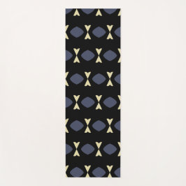 Stylish Abstract Blue and black yoga mat