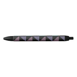 Stylish Abstract Geometric Print – Modern Trendy Zwarte Inkt Pen