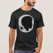 STYLISH AFRO-MAN MET AFRO PICK T-SHIRT (Voorkant)