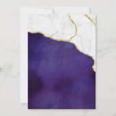 Stylish Agate & Marble 16th Birthday Kaart (Achterkant)