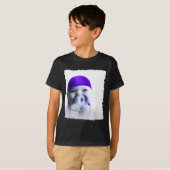 Stylish Ai Baby Holding Back Laugh Gigging Meme  T-shirt (Voorkant volledig)