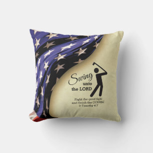 Stylish American Flag Golf Kussen