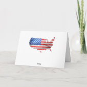 Stylish American Personalized Army Afstuderen Kaar Kaart (Achterkant)