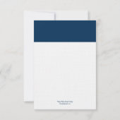 Stylish Ampersand Wedding RSVP Card (Achterkant)