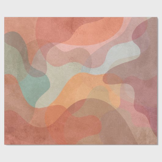Stylish and Colorful Artistic Pattern Cadeaupapier (Vlak)