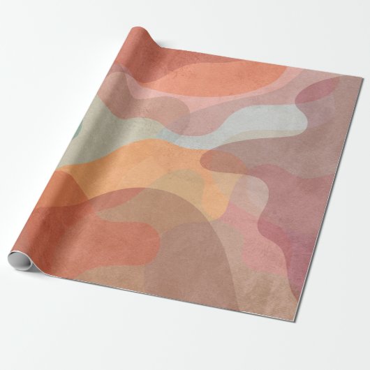 Stylish and Colorful Artistic Pattern Cadeaupapier (Uitgerold)
