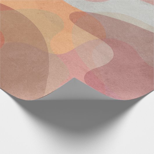 Stylish and Colorful Artistic Pattern Cadeaupapier (Hoek)