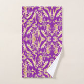 Stylish and Elegant Gold Marble Texture pattern Bad Handdoek (Handdoek)
