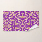 Stylish and Elegant Gold Marble Texture pattern Bad Handdoek (Handdoek)