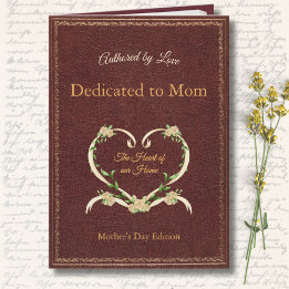 Stylish and Unique Mother's Day Storybook Photo Kaart