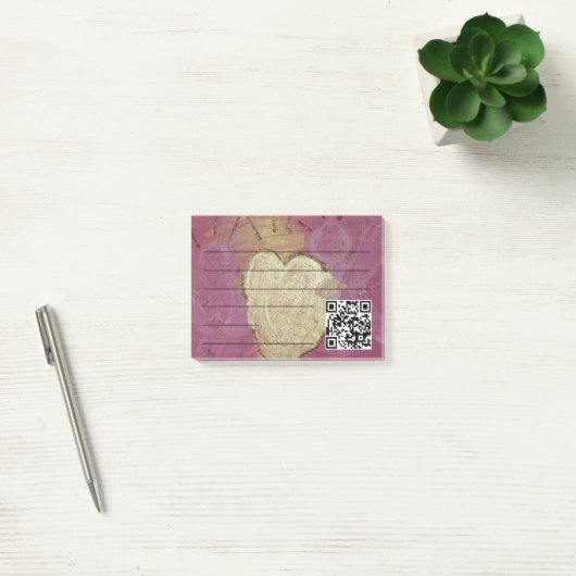 stylish angel of love with qr-code post-it® notes (Kantoor)