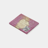 stylish angel of love with qr-code post-it® notes (Schuin)