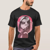 Stylish Anime Girl T-shirt (Voorkant)