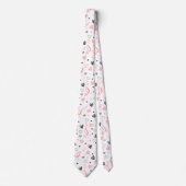 Stylish Anniversary Gift Tie Hand Drawn Hearts Stropdas (Voorkant)