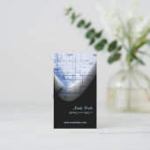 STYLISH ARCHITECT-visitekaartjes/Verwijdering Visitekaartje (Staand voorkant)