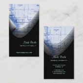 STYLISH ARCHITECT-visitekaartjes/Verwijdering Visitekaartje (Voorkant / Achterkant)