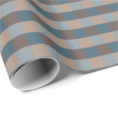 Stylish Arona Blue And Mocha  Cadeaupapier (Rol Hoek)