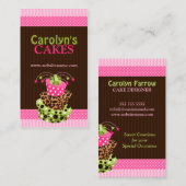 Stylish Art Cake Bakery Visitekaartje (Voorkant / Achterkant)