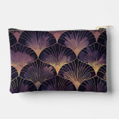 Stylish Art Deco Fans in Purple Etui (Achterkant)
