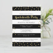 Stylish Bachelorette Party Kaart (Staand voorkant)